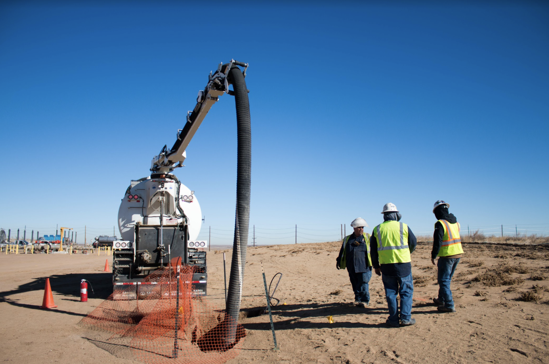 The Fortress Development Solutions Team works in hydrovac, plug and abandon, reclamation, fencing, storm water, treeups and now flowline division.