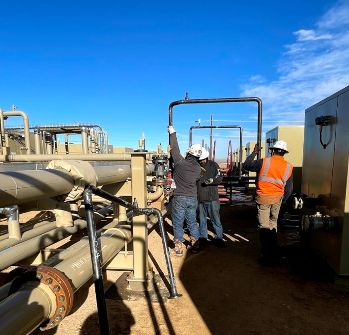 Our Construction Development Team Is Dropping In These Spools For The Latest Flowline. Get A Quote For Your Next Construction Development Project From Our Qualified And Professional Team. 