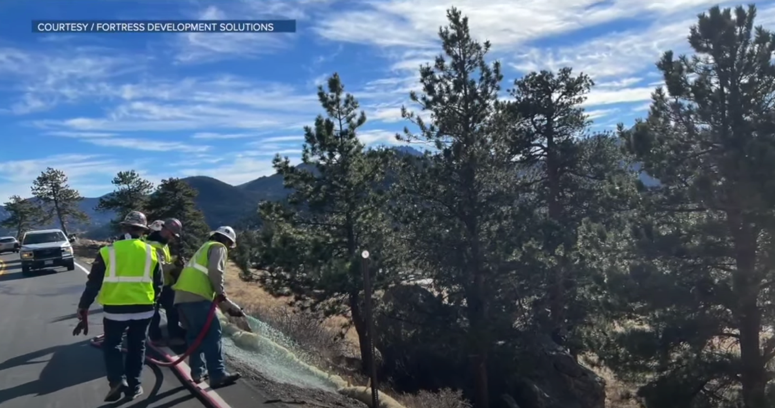 Our team focused on growth in the Rocky Mountain National Park for our latest project. They focused on soil preparation and hydroseeding. 